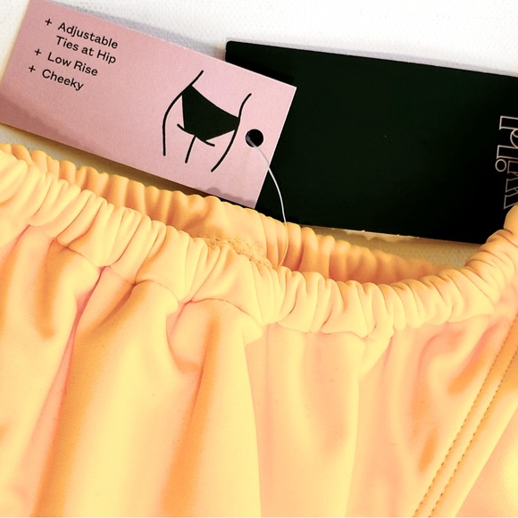 Wild fable Canary Yellow Adjustable String Bikini Bottom XS (0-2) - Picture 4 of 9